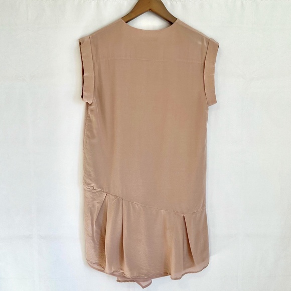 All Saints Romantic Roka Dress in Blush Pink, Women's Size 4 - Picture 11 of 12
